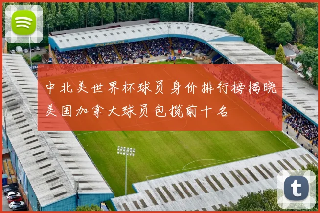 中北美世界杯球员身价排行榜揭晓美国加拿大球员包揽前十名