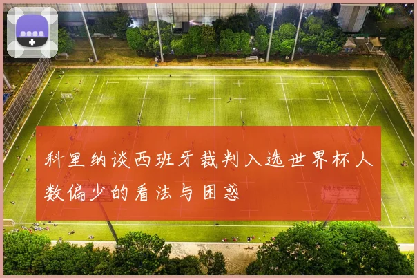 科里纳谈西班牙裁判入选世界杯人数偏少的看法与困惑